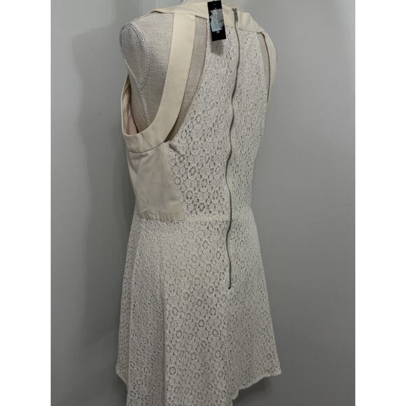 New W118 By WALTER BAKER Jennie Dress Ivory Sleeveless Laced MSRP $228 Large L - Picture 2 of 3